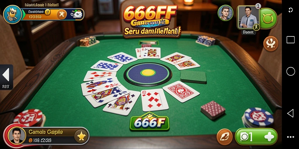 Gameplay seru Gaple yang menantang di 666FF.