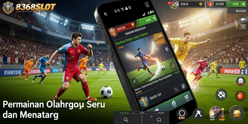 Tampilan menarik dan dinamis dari gameplay 8368SLOT.