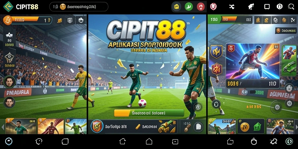 Tampilan gameplay Sportsbook menarik dan interaktif di CIPIT88.