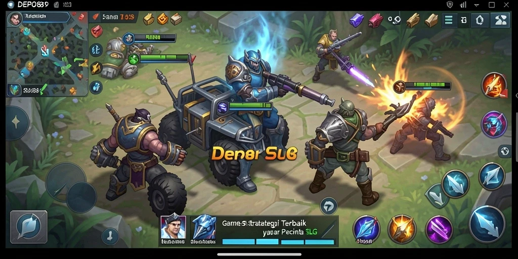 Screenshot DEPO89 menampilkan aksi pertempuran yang mendebarkan dalam gameplay SLG.