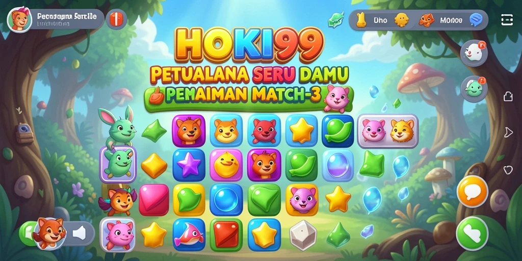 Tampilan gameplay seru HOKI99 dengan grafis mencolok.