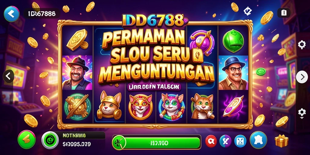 Tampilan layar gameplay ID6788 dengan efek slot yang menawan.