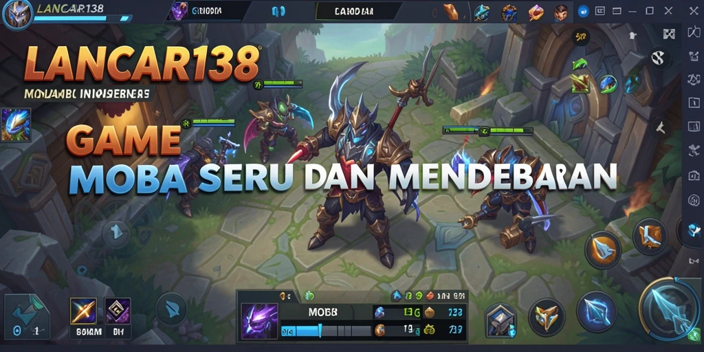 Screenshot gameplay LANCAR138 menampilkan aksi pertarungan yang intens.